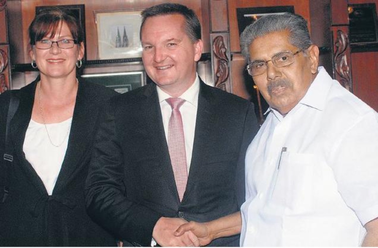 Chris Bowen, Kate Lundy and Vayalar Ravi bigger