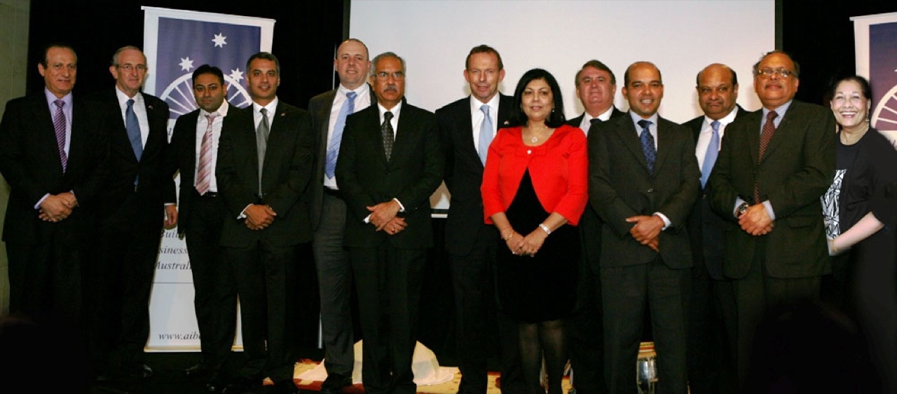 sheba with tony abbott